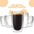 High Borosilicate Double Wall Coffee Glass Cup Insulated Coffee Mug Tea Cups Latte Cups