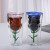 2023 Double-Decker Bottle Rose Shaped Red Wine Glass Drink Beer Glasses Gift for Christmas Valentine's Day Wedding Party