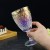 Wine Glass Goblet Cup Stemmed Colored Iridescent Glassware Rainbow for Home Custom Cheap Red CLASSIC Party Wedding Glassware
