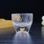 Custom Logo Korea Foil Gold Shot Glasses with Gold Bottom Mini Glass Cup Soju Shot Glass for Vodka Beer Liquors Drinking