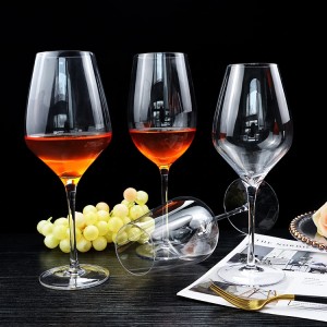 Retro Classic Handmade Daily Use Lead Free Crystal White Red Wine Glass Bordeaux Wine Glasses