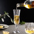 Ins Style Custom Drinking Water Glasses Unique Italian Diamond Shape Champagne Flutes Wine Goblet Cup Crystal Red Wine Glass Set
