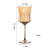 2021 New Design Unique Diamond Shape Geometric Gold Rim Smoke Champagne Glasses Luxury Gold Wine Glasses