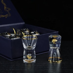 Amazom Hot Sale 15ml Personalized Handmade Shot Glasses Liquor Cups Tequila Shot Glasses Mini Wine Glasses