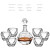 Different Design Whiskey Glasses Sets Whiskey Glasses 6 Pcs Whiskey Glass Bottle and 6 Glass Cup Set