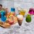 2024 New Design Cute Glass Dessert Pudding Cup Household Drinking Glass Juice Glasses Cup Milkshake Glass Cup