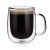 Factory Wholesale CnGlass Glass Coffee Mug High Quality Handmade Double Wall Milk Tea Drinking Glass Cup with Handle