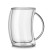 200ml Torre Di Pisa Double Wall Glass Cup Borosilicate Glass Mug Creative Coffee Cup with Handle Glass Double Wall