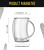 200ml Torre Di Pisa Double Wall Glass Cup Borosilicate Glass Mug Creative Coffee Cup with Handle Glass Double Wall