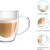 350ml/12 Oz Hot Sells Premium Double Wall Insulated Glass Coffee or Tea Glass Mugs