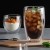 High Quality Heat Resistant Coffee Eco-friendly Durable Double Wall Insulated Clear Glass Coffee Tea Cup