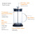 Coffee French Press High Borosilicate Glass Clear Glass Coffee Maker