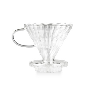 High Borosilicate Coffee Pot Glass Reusable Drip Coffee Filter