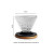 2020 New Glass Reusable Drip Coffee Filter with Wooden Stand