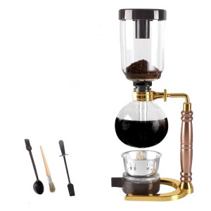 Japanese Style Tea Siphon Pot Vacuum Coffee Maker Glass Type Coffee Machine Espresso Syphon Coffee