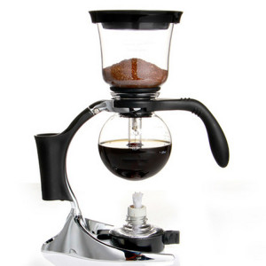 3 Cups Syphon Coffee & Tea Maker,Coffee Syphon Pot Glass Siphon Coffee Maker