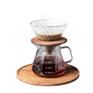 Hot Sale Pour Over Coffee Maker High Borosilicate Glass Coffee Serve