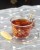 97302 TEA SET with HANDLE SULTANI 24Ct. GOLD 6 Tea Cups(195 Ml ) 6 Saucers
