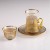 18 PCS TEA SET with HANLDE - HELIN GOLD