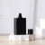 30ml 50ml 100ml New Trend Matte Black Flat Square Refillable Perfume Glass Empty Bottle