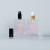 30ml 50ml 100ml Empty Flat Square Shape Transparent Screw Top Perfume Glass Bottle