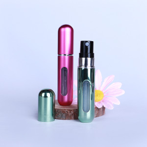 Mini 5ml 10ml 15ml Portable Cylinder Refillable Perfume Thick Glass Bottle with Divided Packages