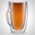 High Quality 250ml 350ml 450ml High Borosilicate Heat Insulated Double Wall Glass Cup with Handle