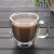 Wholesale Customized Double Layer Clear Coffee Tea Glass Cups Double Wall Glass Cup