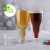 CnGlass 13.5oz Handmade Clear Cold Insulated Borosilicate Double Wall Glass Dishwasher Safe Beer Wine Glass Cup