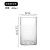 High Quality Borosilicate Heat Resistant Juice Coffee Drink Clear Square Glass Cup