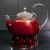 CnGlass 22oz.Tea Pot Wholesale Water Juice Jug Borosilicate Glass Teapot Loose Leaf Tea Maker with Strainer for Flower Tea