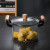 Wholesale New Design High Borosilicate Glass Cooking Pot Set with Wooden Handle