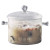 Factory Direct Transparent Heat Resistance High Borosilicate Glass Cooking Pot
