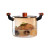 Soup & Stock Pots Glass Cooking Pot with Handles Microwaveable Tempered Glass Bowl Glass Pots for Cooking
