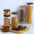 Wholesale Handmade Transparent Fancy Food Safe Glass Storage Jar with Lid