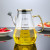 Best Seller Creative High Borosilicate Glass Oil and Vinegar Pot with Lid