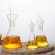 200ml 300ml 500ml Handmade Clear Borosilicate Glass Oil Vinegar Dispenser Pot