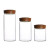 Thread Mouth Acacia Storage Kitchen Storage Jar Sealed Grain Grain Glass Sugar Jar