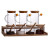 Glass Quantitative Japanese Oil Leak Proof Bottle Kitchen Household Straight Soy Sauce Vinegar Bottle Seasoning Bottle Set