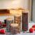 High Borosilicate Glass Jar Storage Jar Transparent Pickle Bottle Pickle Jar Vertical Pattern Food Storage for Kitchen