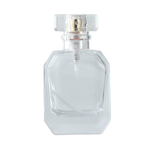 Glass Spray Empty Perfume Bottle Round Clear Glass Perfume Bottle Refill Perfume Sample Bottle