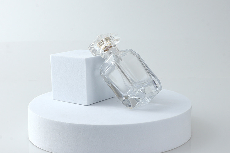 Glass Spray Empty Perfume Bottle Round Clear Glass Perfume Bottle Refill Perfume Sample Bottle