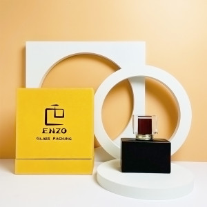 Custom Logo Empty Luxury Black Perfume Bottle Packaging Box 100ml Original Perfume Spray Bottle with Cap