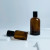 High-end New Luxury Brown Perfume Bottle Black Bottle Cap Glass Bottle