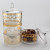 Wholesale Round Candy Jar Storage Glass Sugar Pot Candy Pot Set Glass Jar with Lid