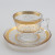 New Wholesale Glass Arabic Coffee Cup Set with Saucer Tea Cup Set with Decal
