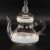 Wholesale Borosilicate Glass Teapot Food Grade Heat Resistant Drinkware Pitcher with Lid Teapot Glass